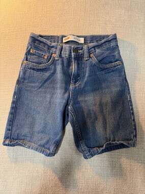 Levi's 511 Slim Denim Shorts Blue Boys Size 10 Reg W25